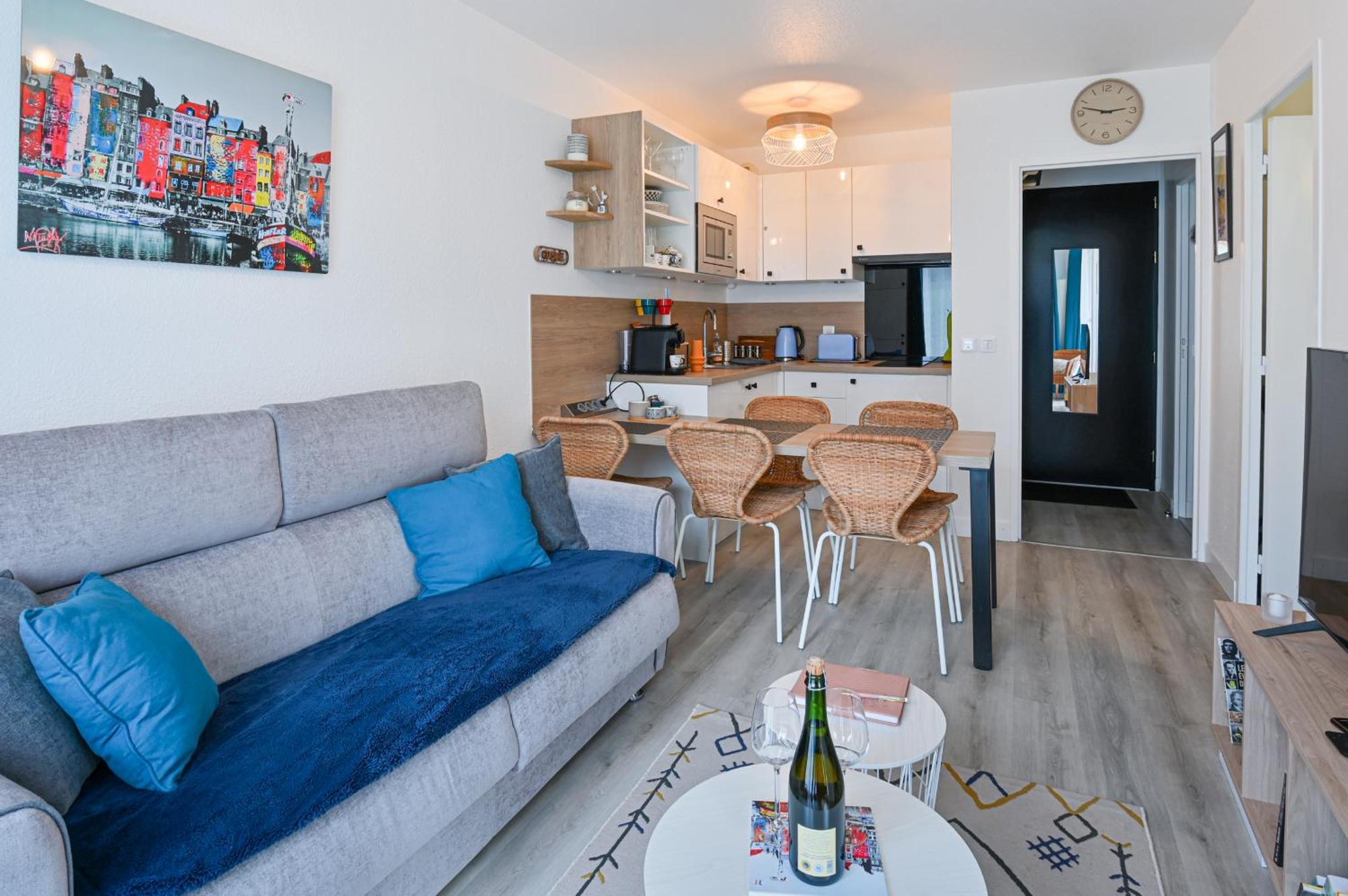Appartement Avec Terrasse, Piscine, Parking, Honfleur Équemauville Exterior foto